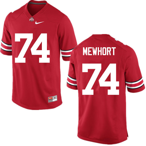 Men Ohio State Buckeyes #74 Jack Mewhort College Football Jerseys Game-Red
